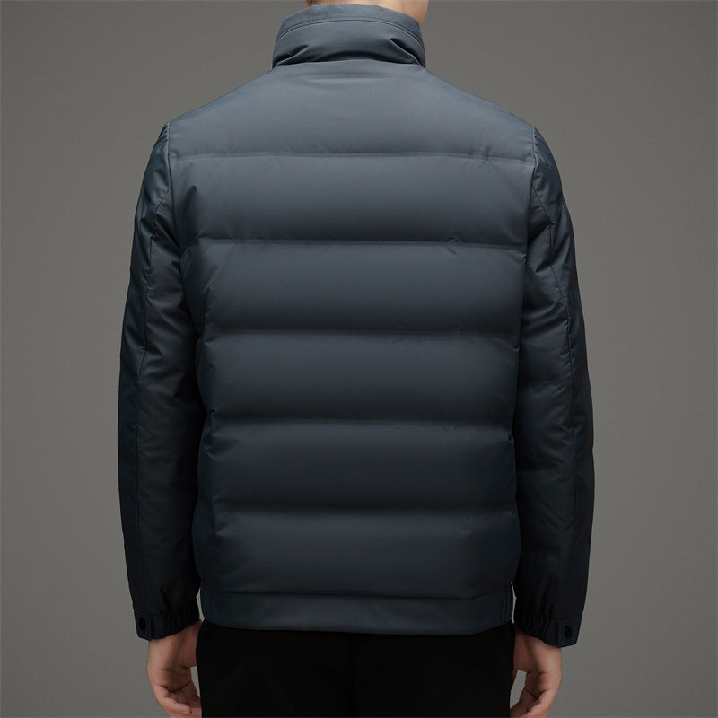 Herren Winter Daunenjacke mit Stehkragen | LuxeStyle