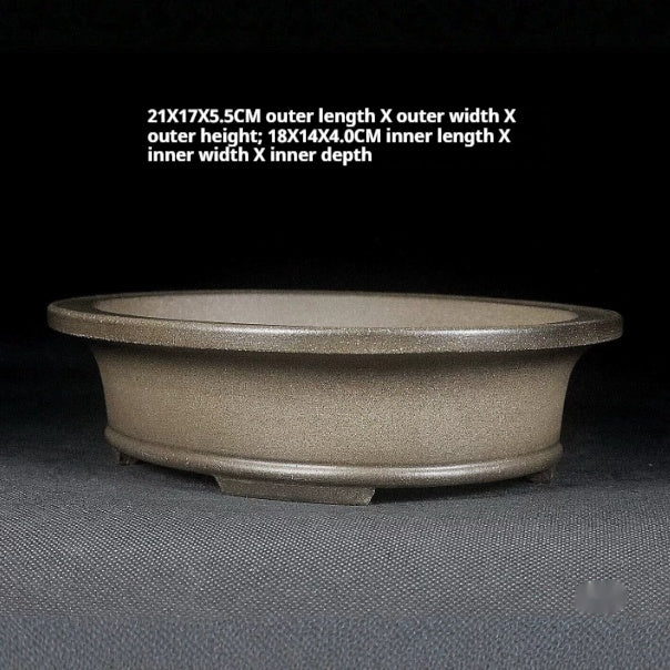 Violetter Tonblumentopf für Bonsai | LuxeStyle