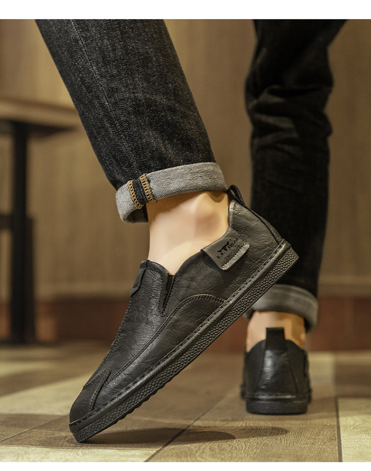 Leichte Herren-Slipper aus Kunstleder – Bild 10 | LuxeStyle