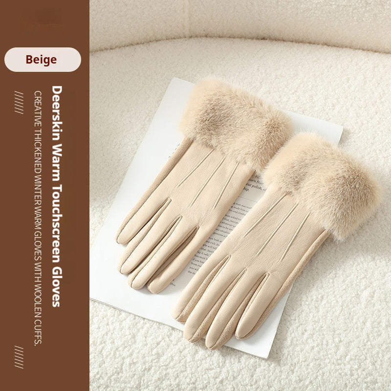 Warme, weiche Handschuhe für Damen