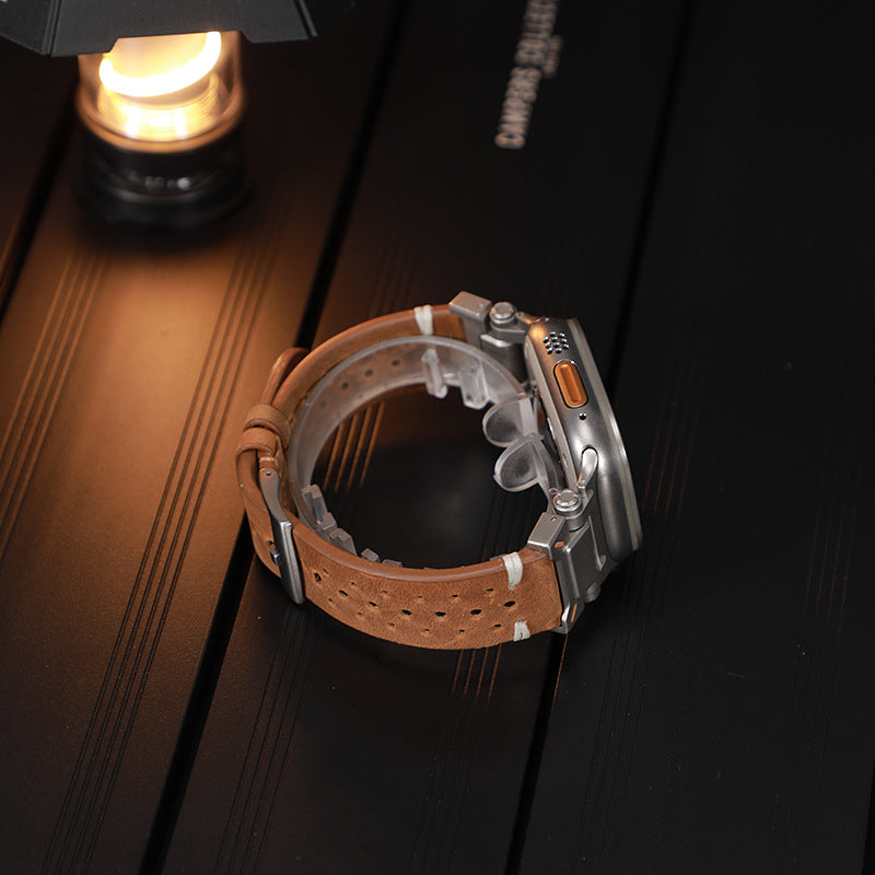 Mechanisches Kuhfell-Armband für Apple Watch – Bild 10 | LuxeStyle
