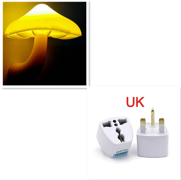 LED-Nachtlicht-Pilz mit Sensor (EU/US Stecker)