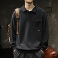 Herren Hoodie mit Reverskragen – Bild 8 | LuxeStyle