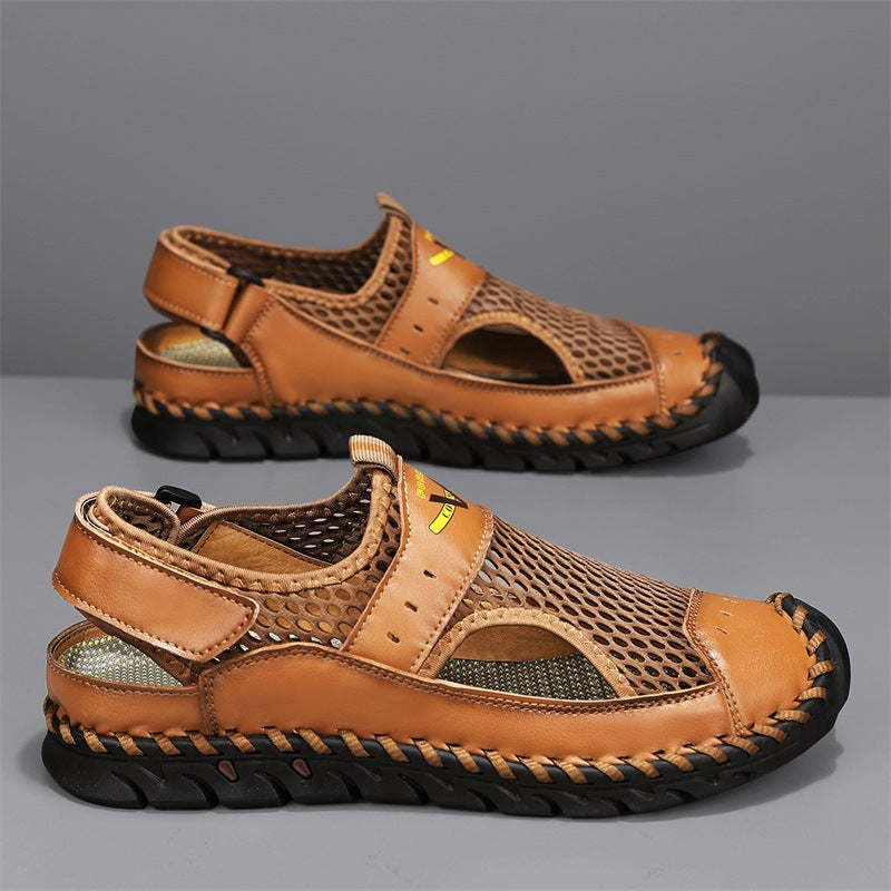 Atmungsaktive Sommer-Lederschuhe für Herren – Bild 7 | LuxeStyle