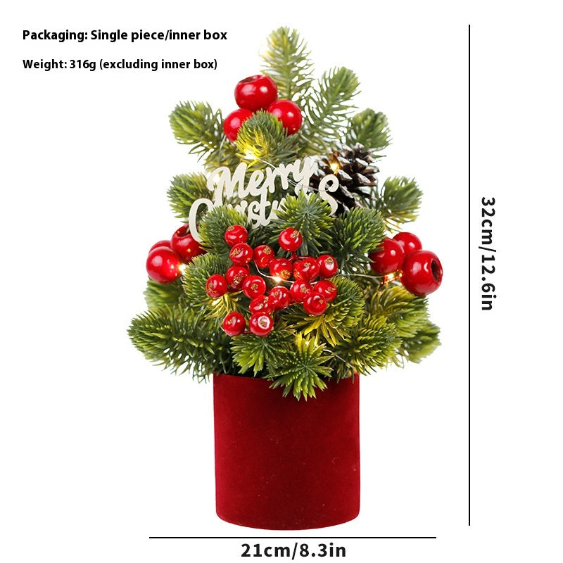 Weihnachtsbaum mit LED-Zapfen – Bild 6 | LuxeStyle