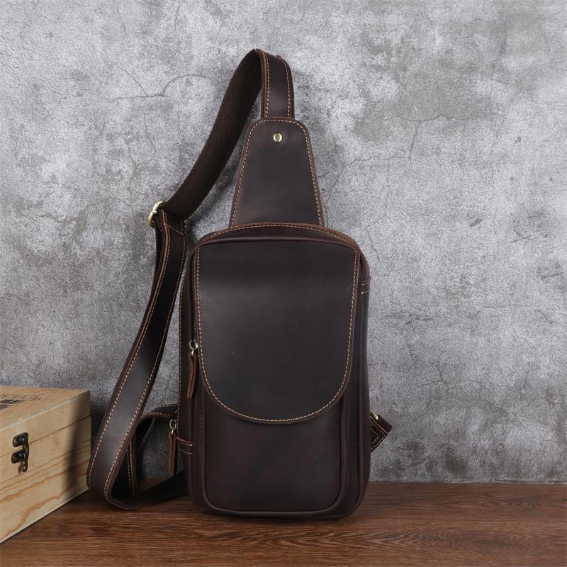 Rindsleder-Schultertasche Retro in Gelb | LuxeStyle