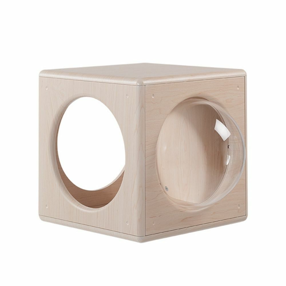Vier-Jahreszeiten Katzenbett aus Holz