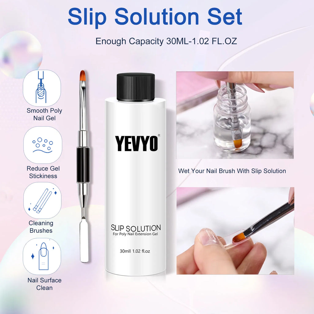 Polygel-Nagelset «Komplett» 6-tlg + UV-Lampe