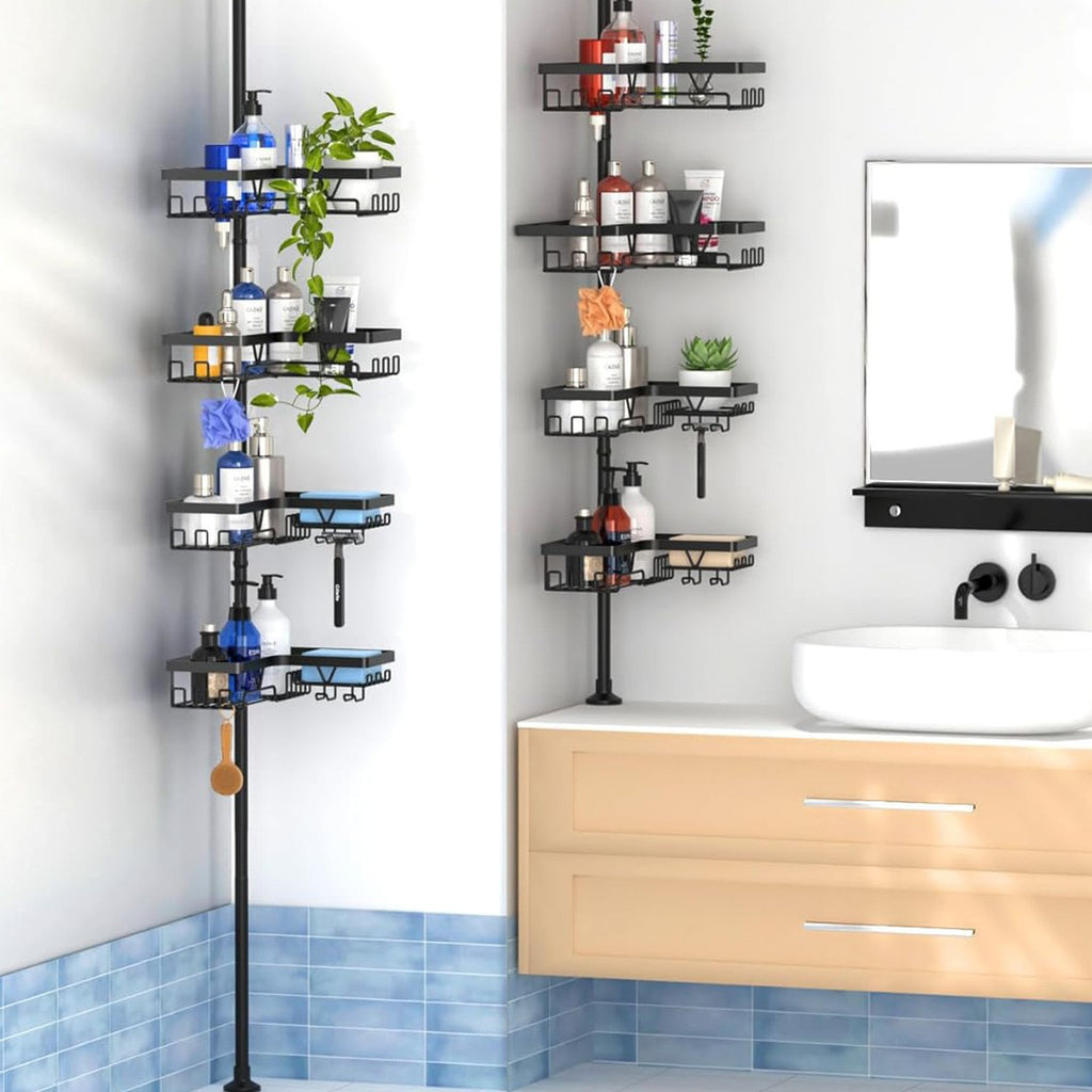 Ausziehbares Badregal ohne Bohren – Bild 3 | LuxeStyle