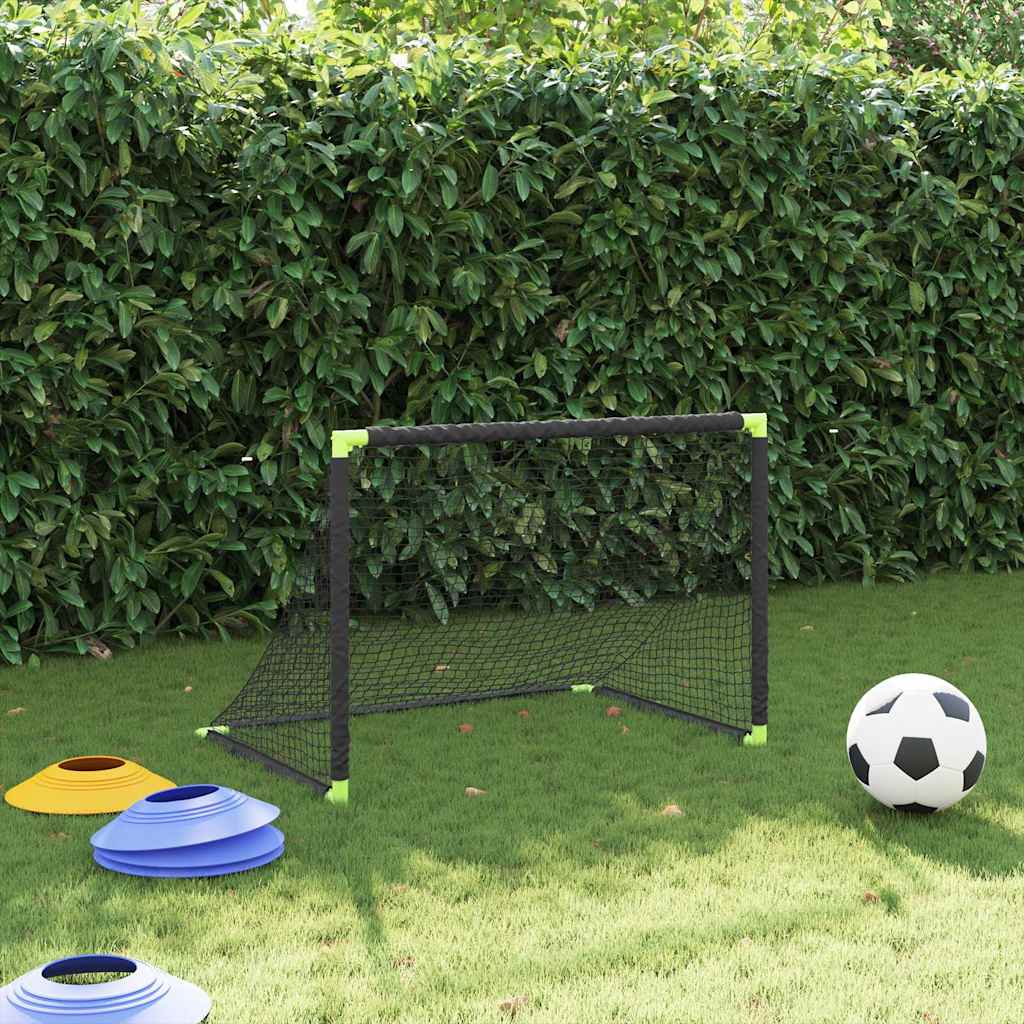 Faltbares Kinderfussballtor, Schwarz