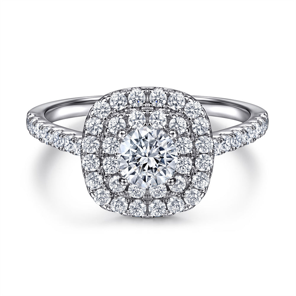 Sterling Silber Zirkon Ring Set | LuxeStyle