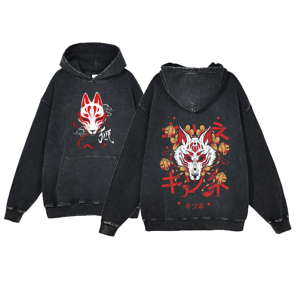 Ukiyo-e Koi Fisch Kapuzenpullover für Herren