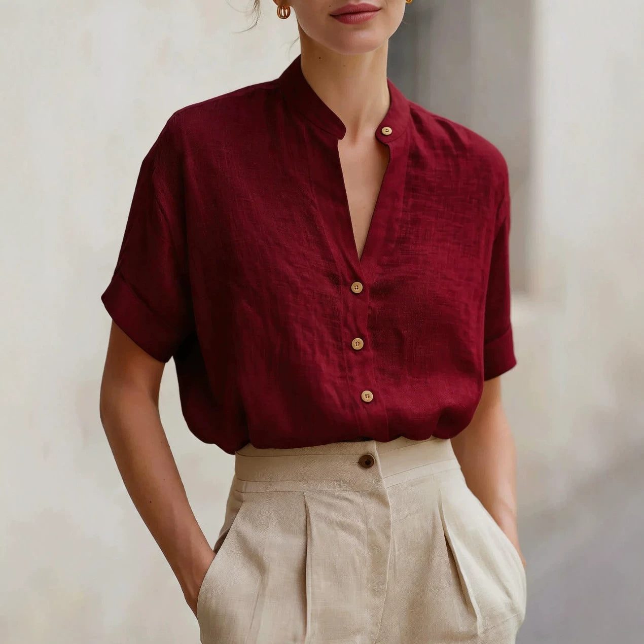 Vielseitiges Damen-Top mit Patchwork