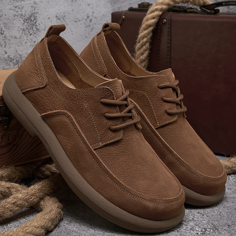Retro-Halbschuhe aus Leder | LuxeStyle