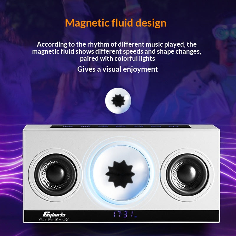 Bluetooth Lautsprecher mit Doppelhorn und RGB-Beleuchtung – Bild 2 | LuxeStyle
