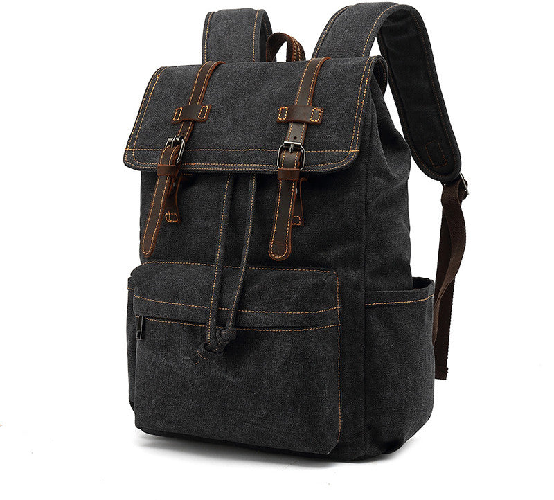 Vintage Canvas Rucksack für Outdoor & Reisen – Bild 7 | LuxeStyle