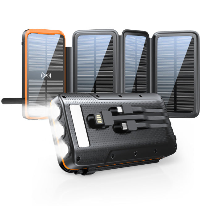 Outdoor Wireless Powerbank mit Kabel