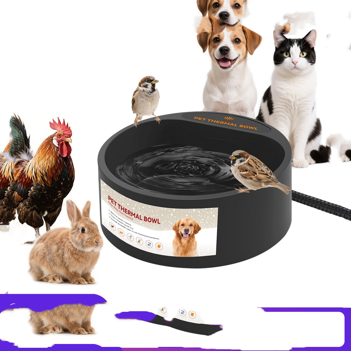 Heizschüssel für Haustiere