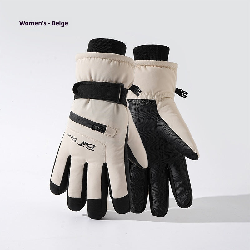 Winter Fleece-gefütterte Ski-Handschuhe