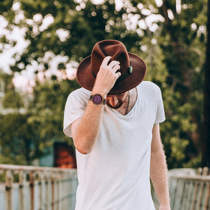 Holz-Armbanduhr Quarz