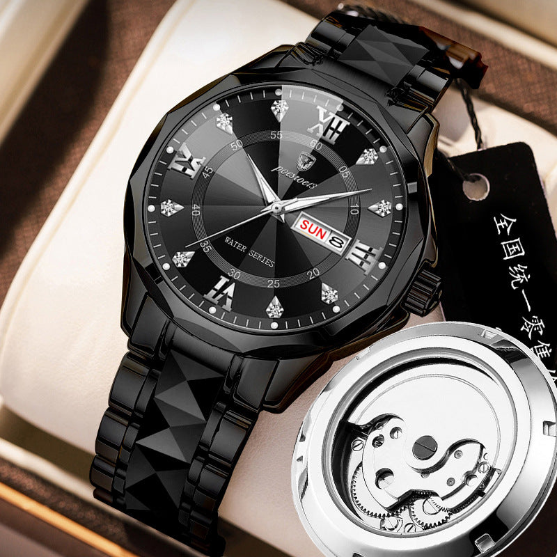Mechanische Skelett-Uhr für Herren