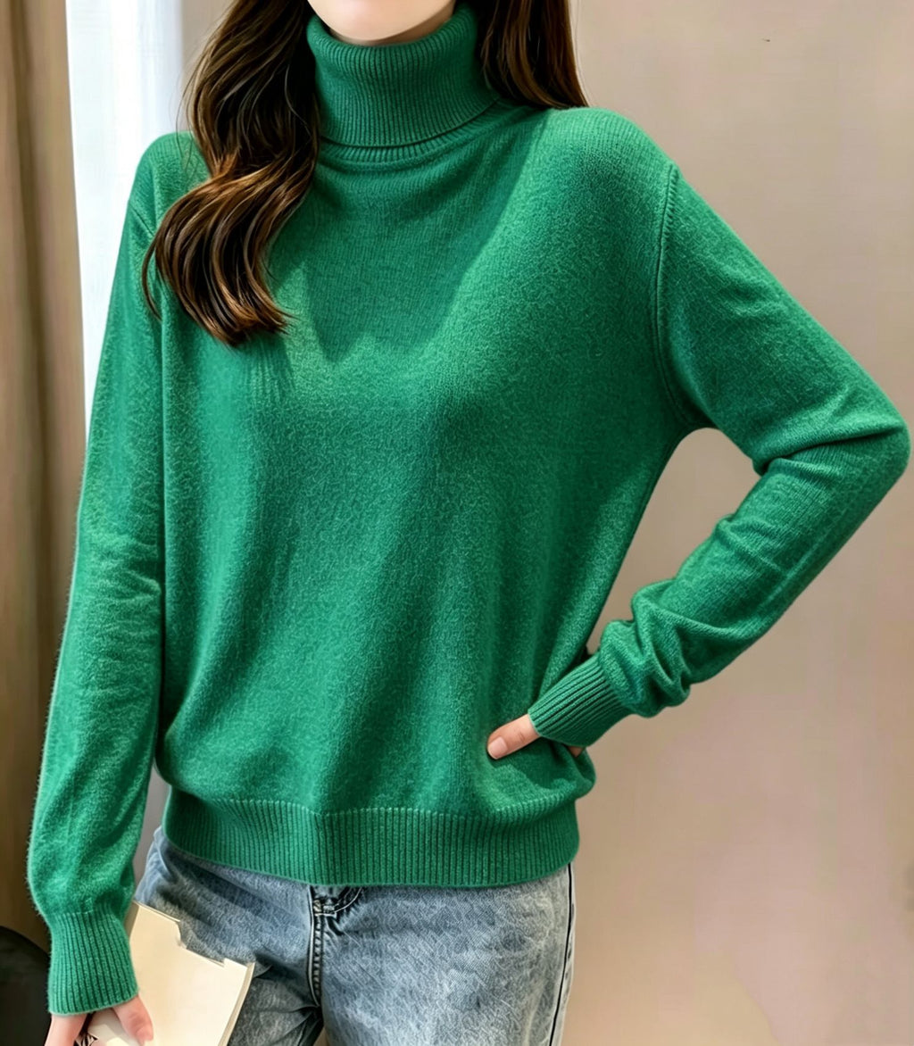 Damen Rollkragenpullover – Eleganter Strick