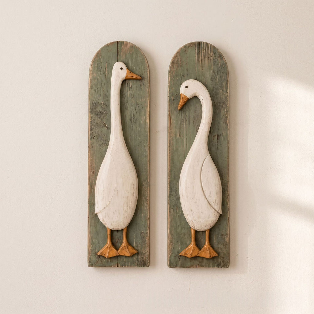 Wandsticker Gans aus Holz – Bild 6 | LuxeStyle