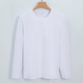 Baumwoll-Langarmshirt doppelseitig – Bild 12 | LuxeStyle