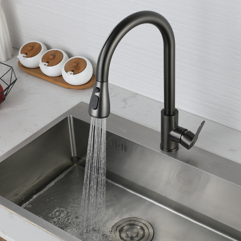 Ausziehbarer Wasserhahn aus Edelstahl | LuxeStyle
