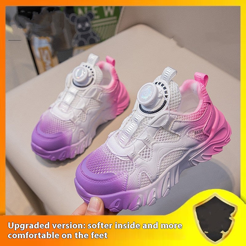 Atmungsaktive Mesh-Sneaker mit Drehknopf