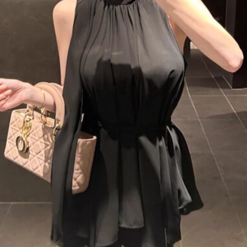 Figurbetontes Halterneck Schnür-Top – Bild 7 | LuxeStyle