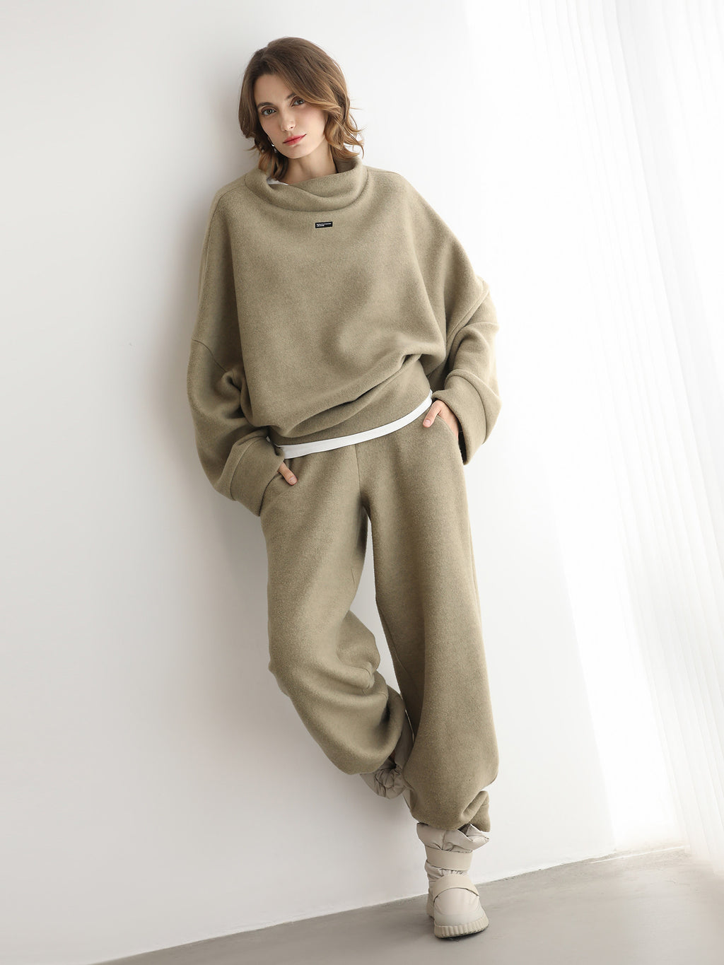 Stilvoller vielseitiger Hoodie-Set 2-teilig