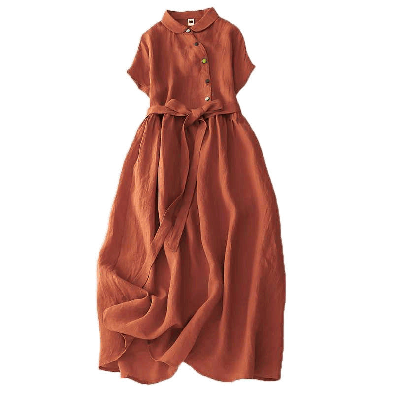 Figurbetontes A-Linien Kleid im Ethno-Stil