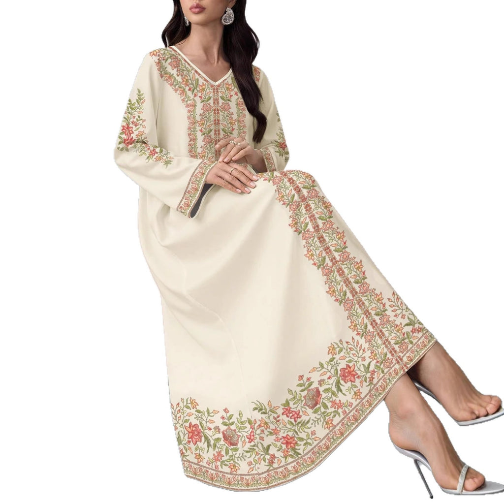 Blumiges Casual-Kleid