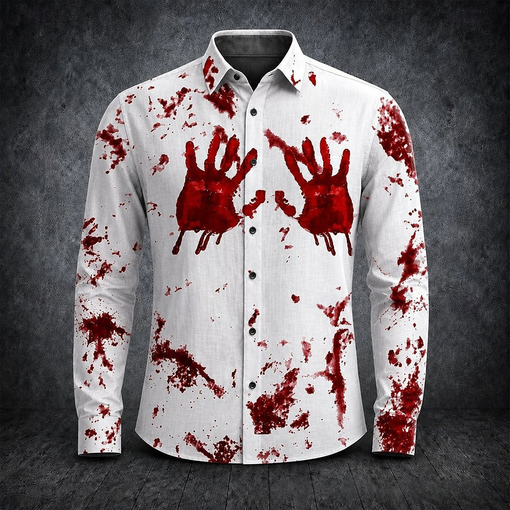 Halloween 3D Digitaldruck Langarmshirt – Bild 14 | LuxeStyle