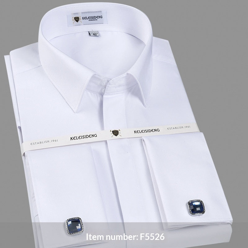 Herren Hemd mit Manschettenknöpfen – Bild 8 | LuxeStyle