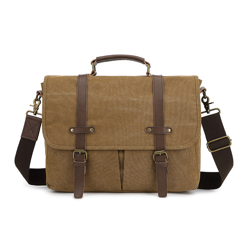 Retro-Canvas Umhängetasche Herren – Bild 5 | LuxeStyle