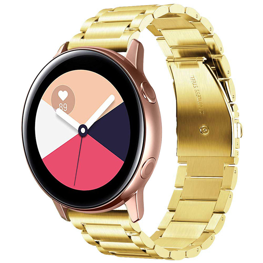 Uhrenarmband aus Edelstahl, dreireihig