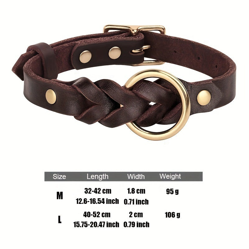 PU-Leder Halsband für Hunde