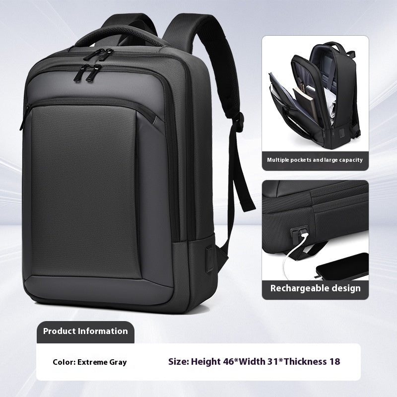 Männlicher Business-Rucksack mit Anti-Diebstahl – Bild 3 | LuxeStyle