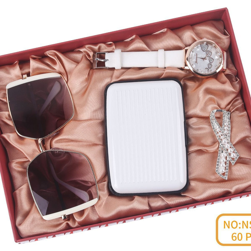Geschenkset: Uhr, Sonnenbrille, Portemonnaie, Schlüsselanhänger – Bild 2 | LuxeStyle