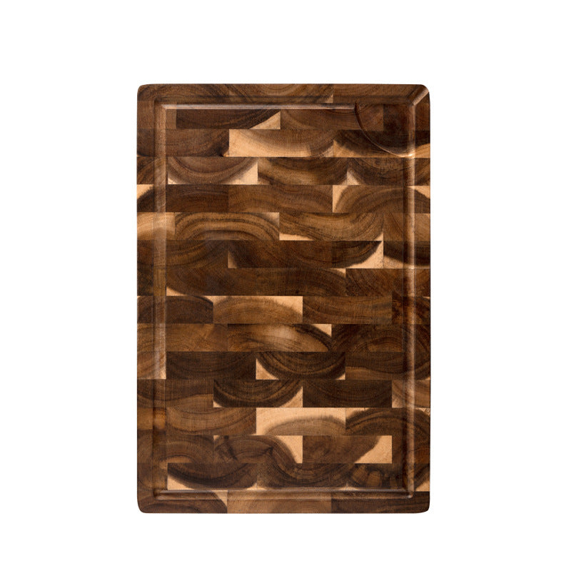 Schneidebrett aus Holz, beidseitig nutzbar – Bild 3 | LuxeStyle