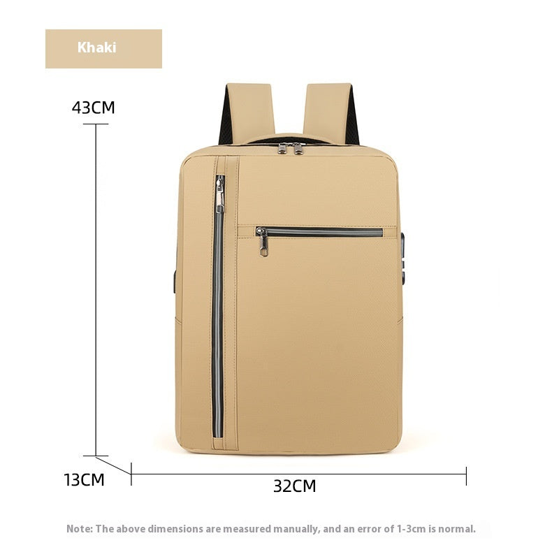 Business Rucksack mit Zahlenschloss & USB-Port – Bild 3 | LuxeStyle