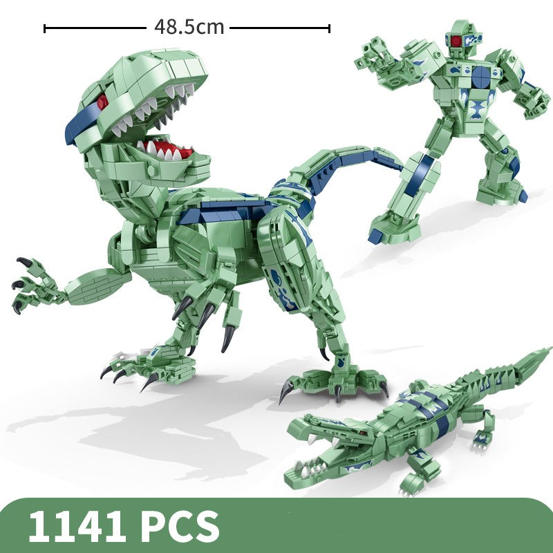 Dinosaurier T-Rex Bausteine Puzzle – Bild 2 | LuxeStyle