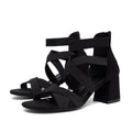 Fashion-Sandalen mit eckigem Chunky-Heel – Bild 2 | LuxeStyle