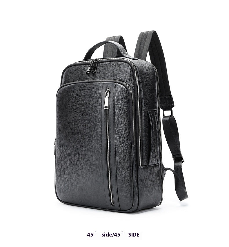 Männer-Leder-Rucksack mit 20-35L Kapazität – Bild 5 | LuxeStyle