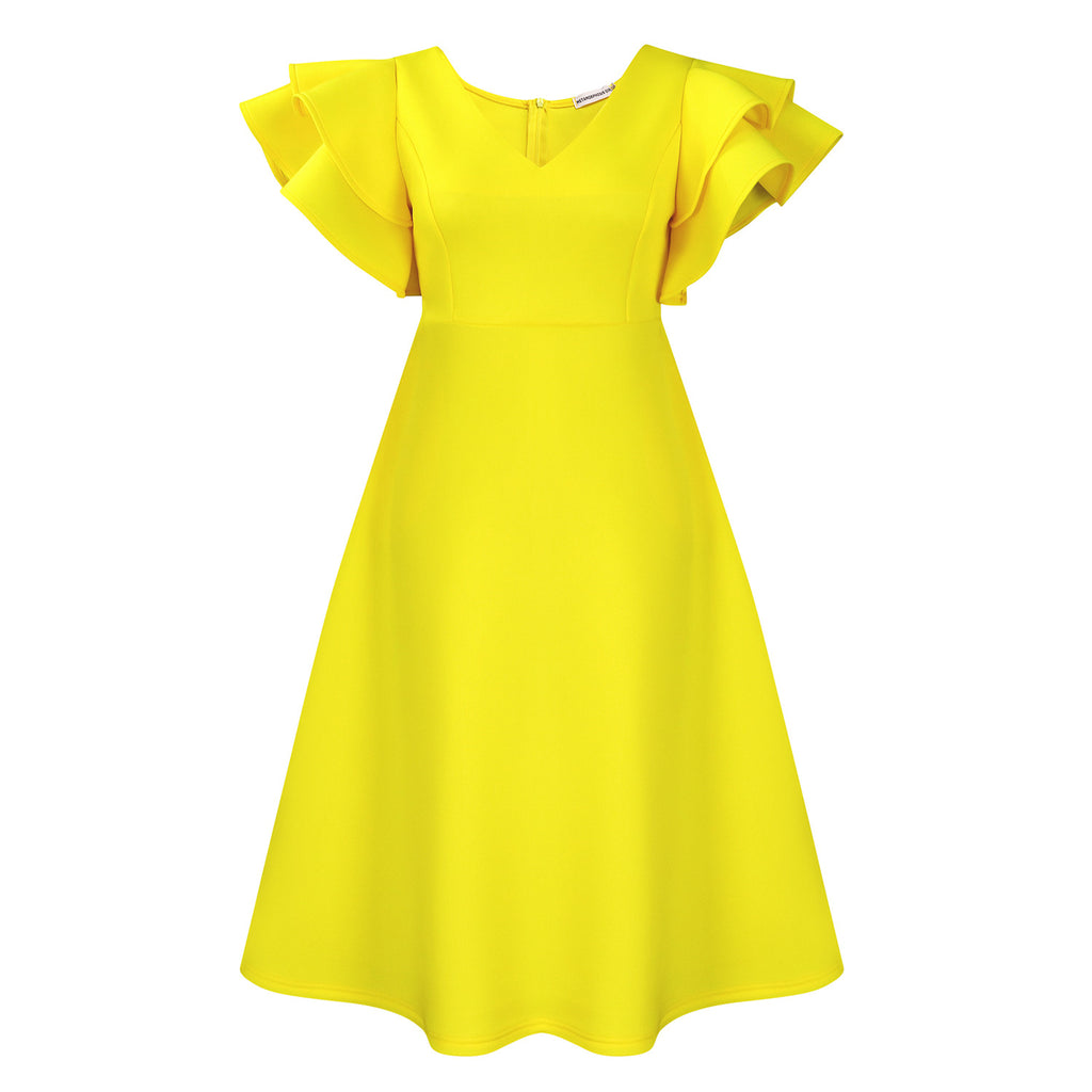 Rüschen-Kleid