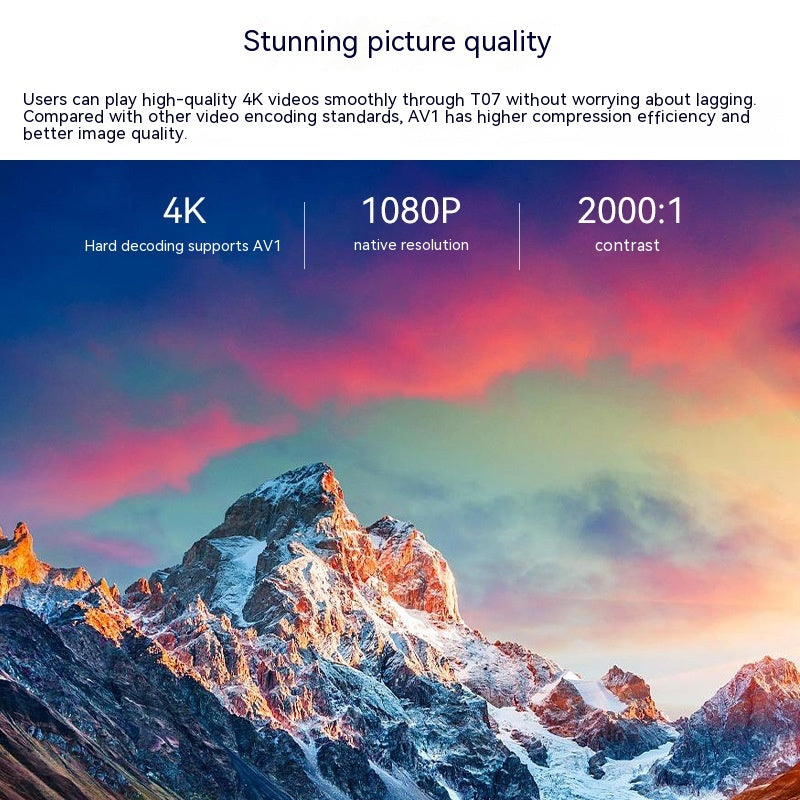 T07 Full HD Smart Projektor (320 ANSI Lumen)