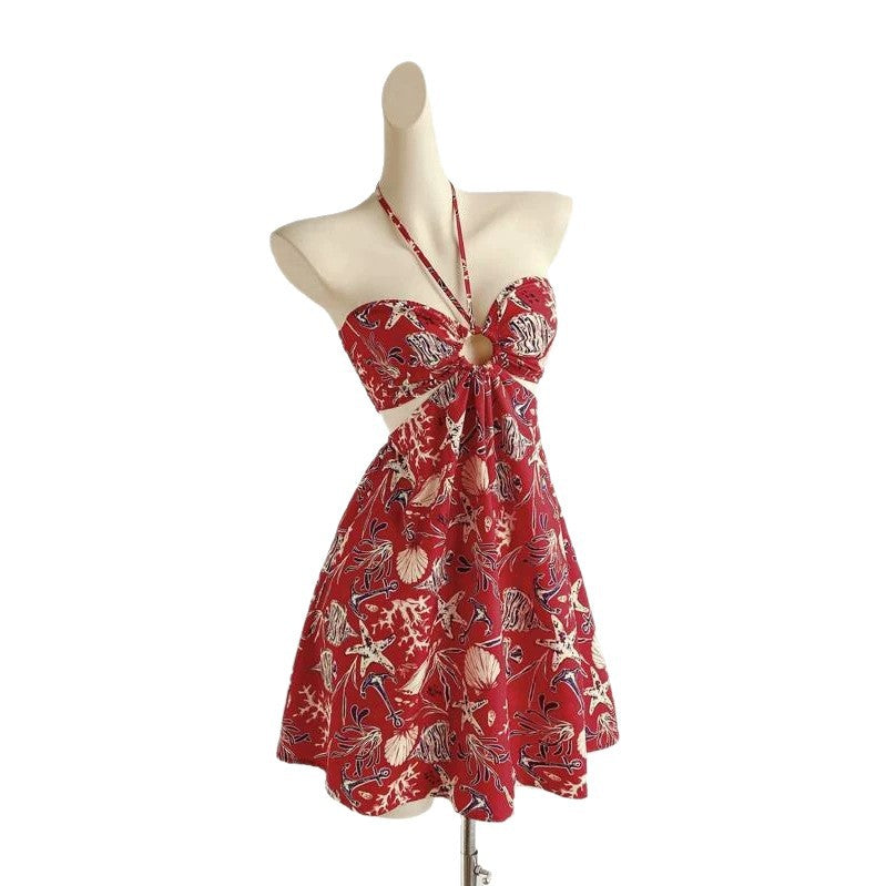 Bohemian Halterneck Tube Dress – Bild 2 | LuxeStyle