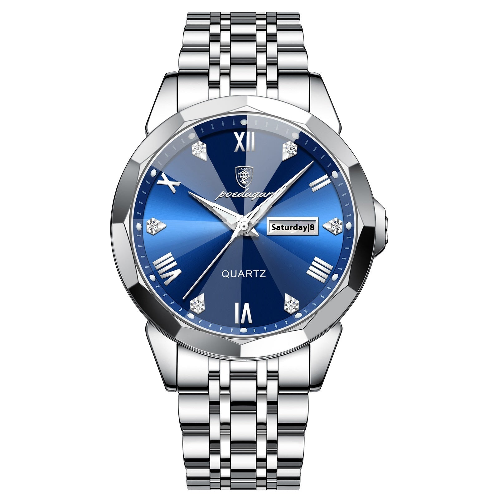 Wasserdichte Leuchtende Herrenuhr